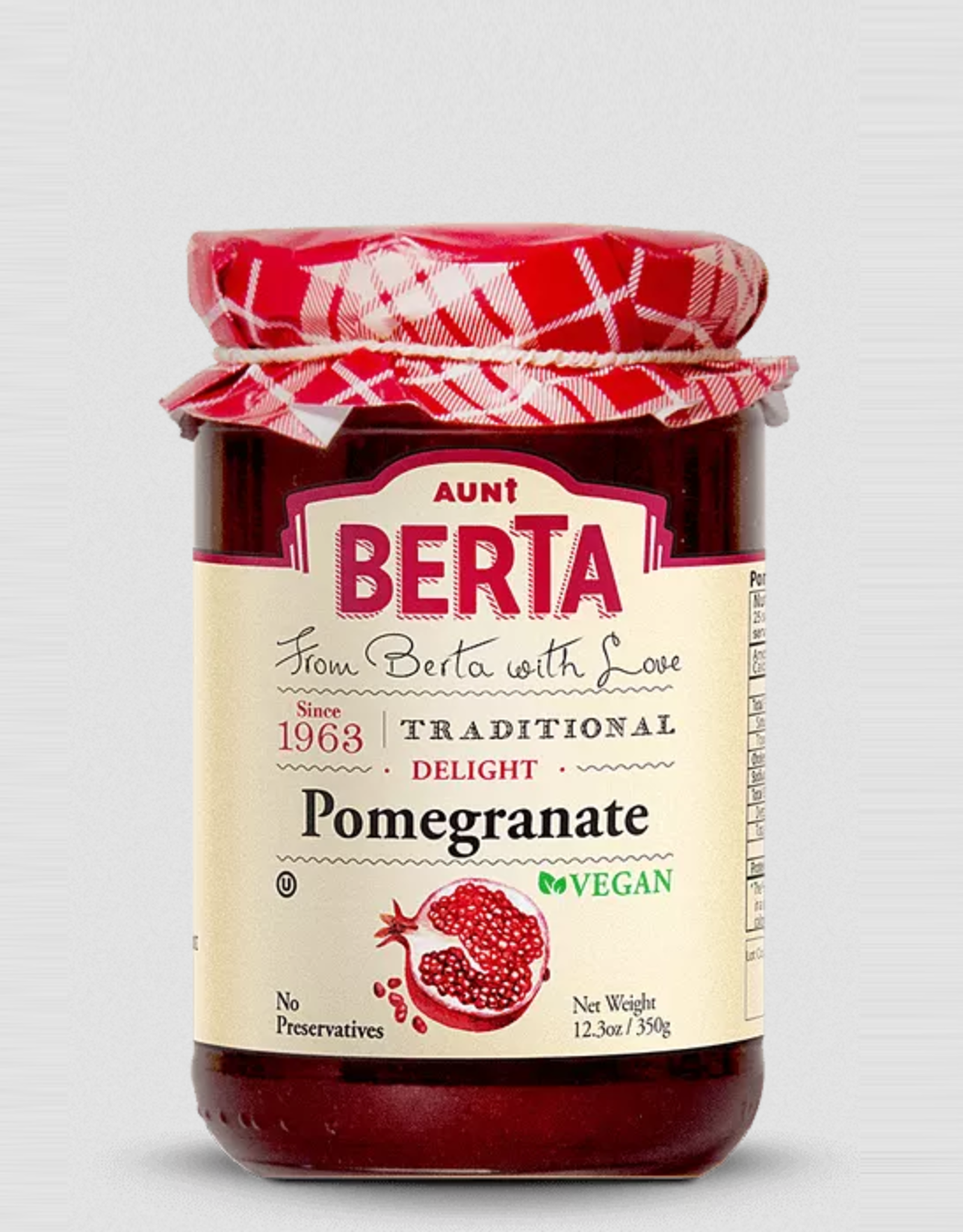 Nassau Candy Aunt Berta Jam, Pomegranate