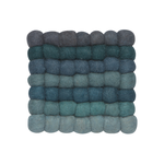 Danica Brands Lagoon Wool Felt Ball Trivet | Danica Brands