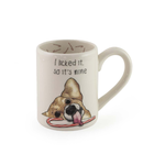 Boston International I LICKED IT XMAS DOG MUG