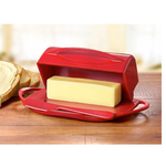 Kitchen Concepts Unlimited Butterie Butter Dish - Red