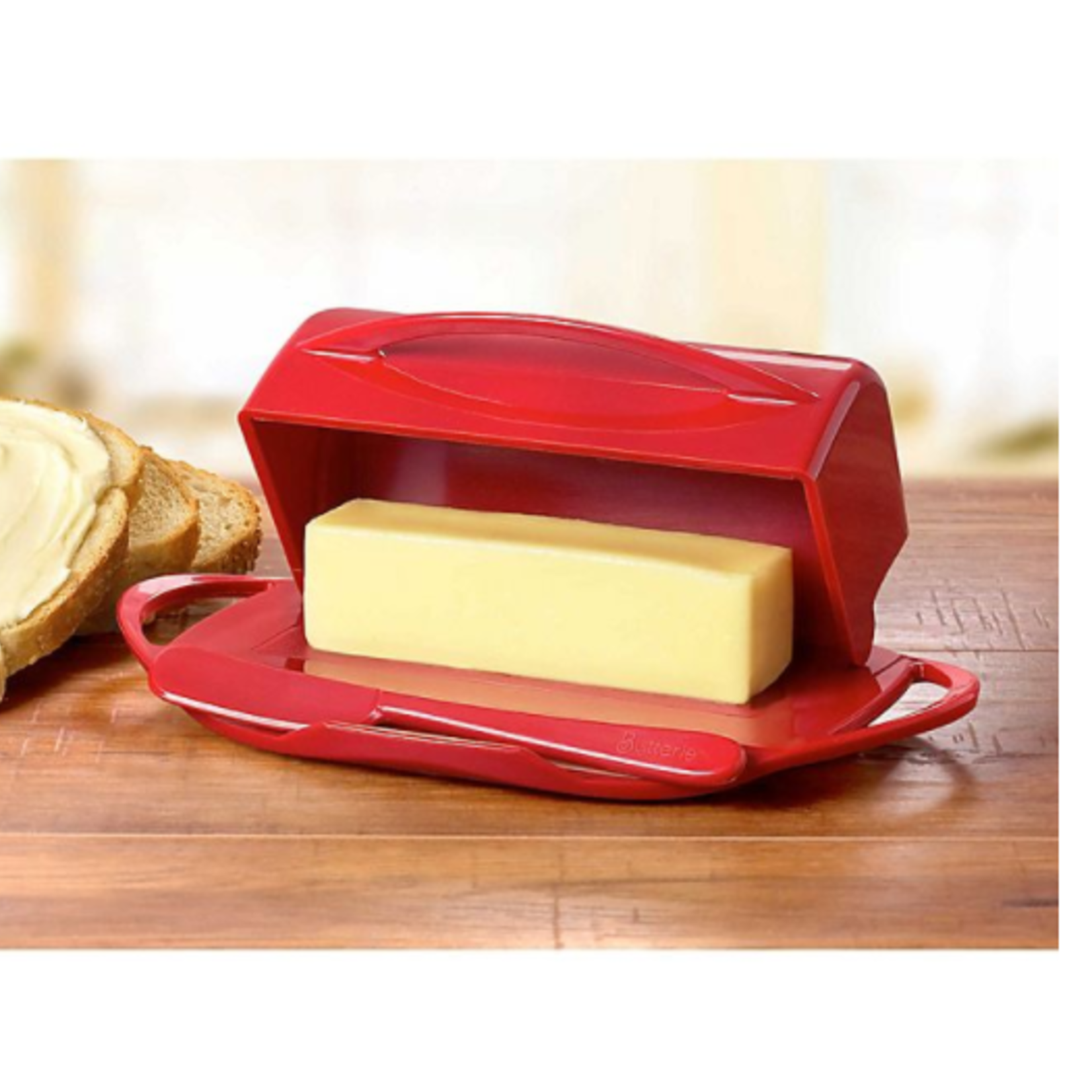 Butterie Butterie Butter Dish - Red | Butterie