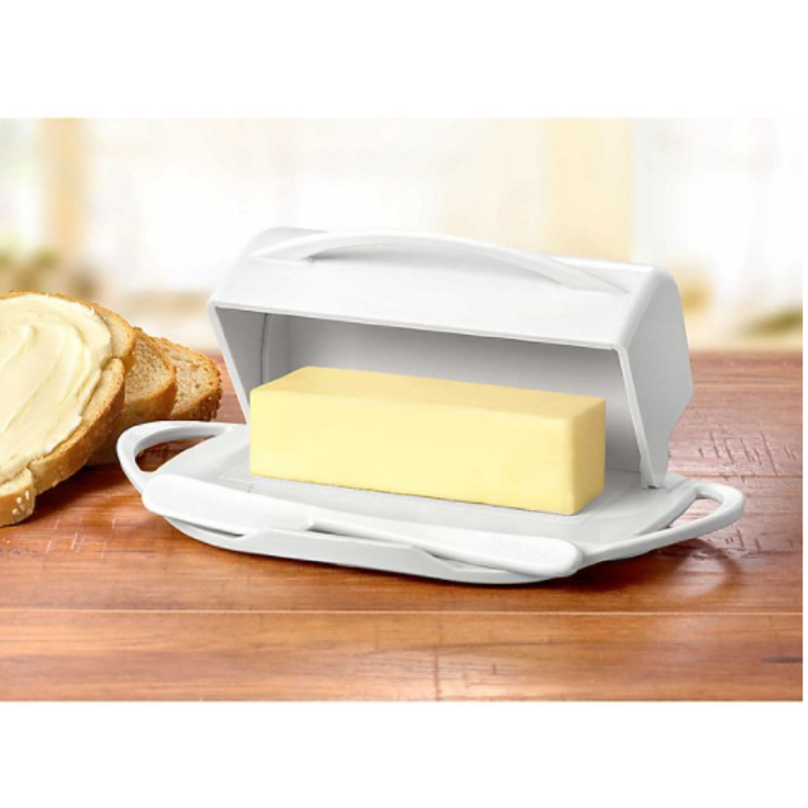 Butterie Butterie Butter Dish - White | Butterie