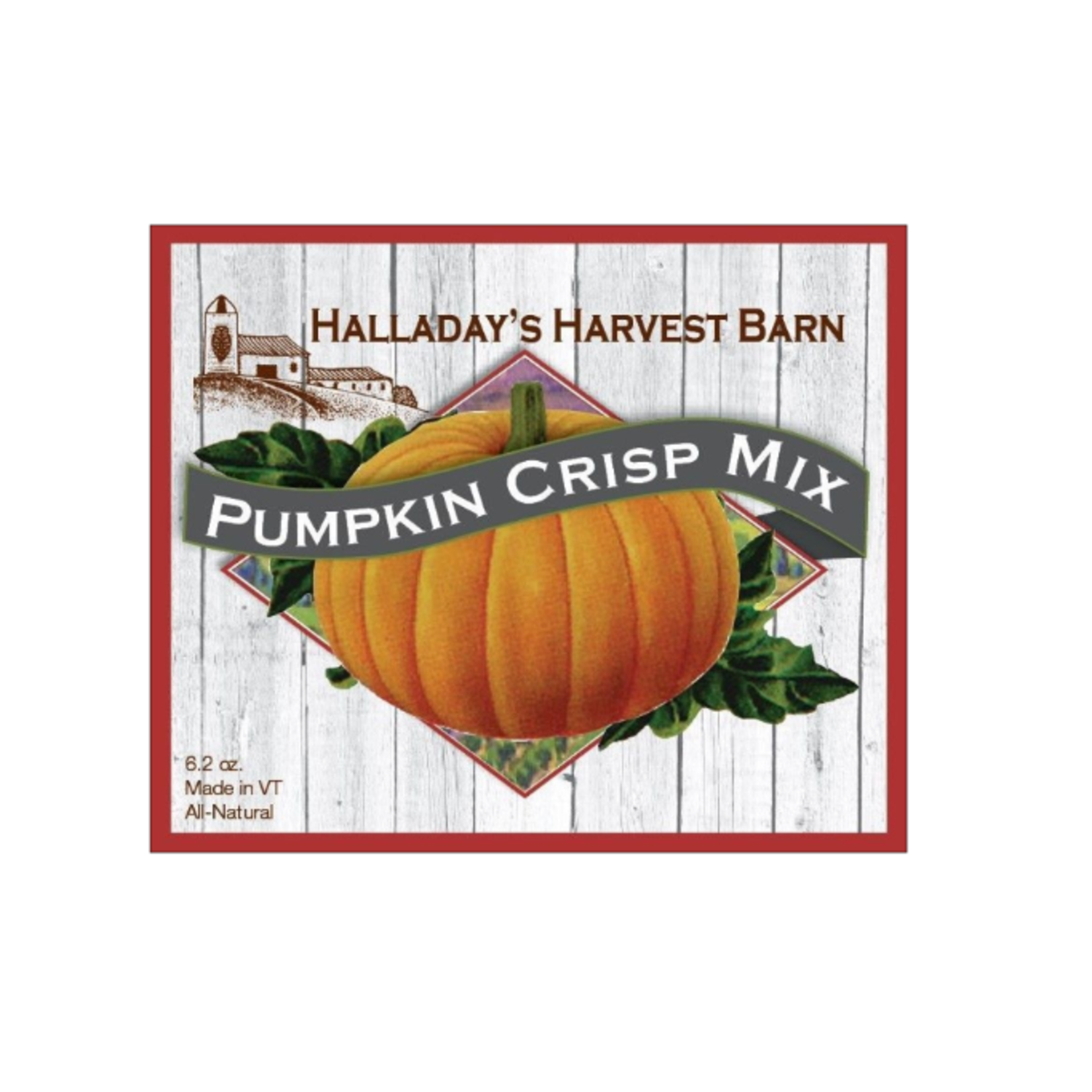 Halladay's Harvest Barn Pumpkin Crisp Mix | Halladay's Harvest Barn