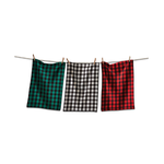 Tag Dishtowel set/3, Buffalo Check