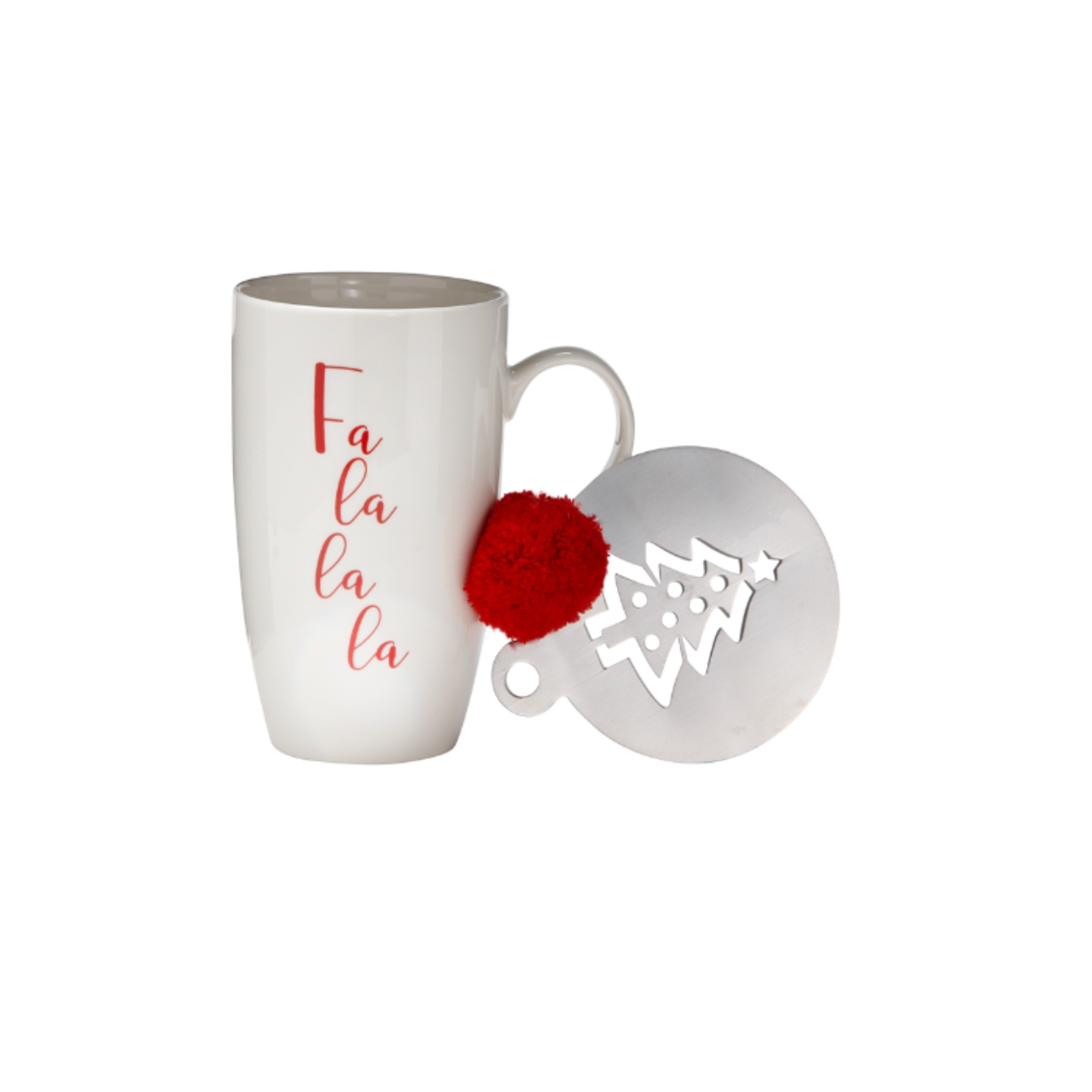 Tag FA LA LA LA MUG & STENCIL SET | Tag