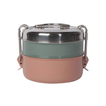 Danica Brands Tiffin Food Container, 2 Tier - Clay | Danica Brands