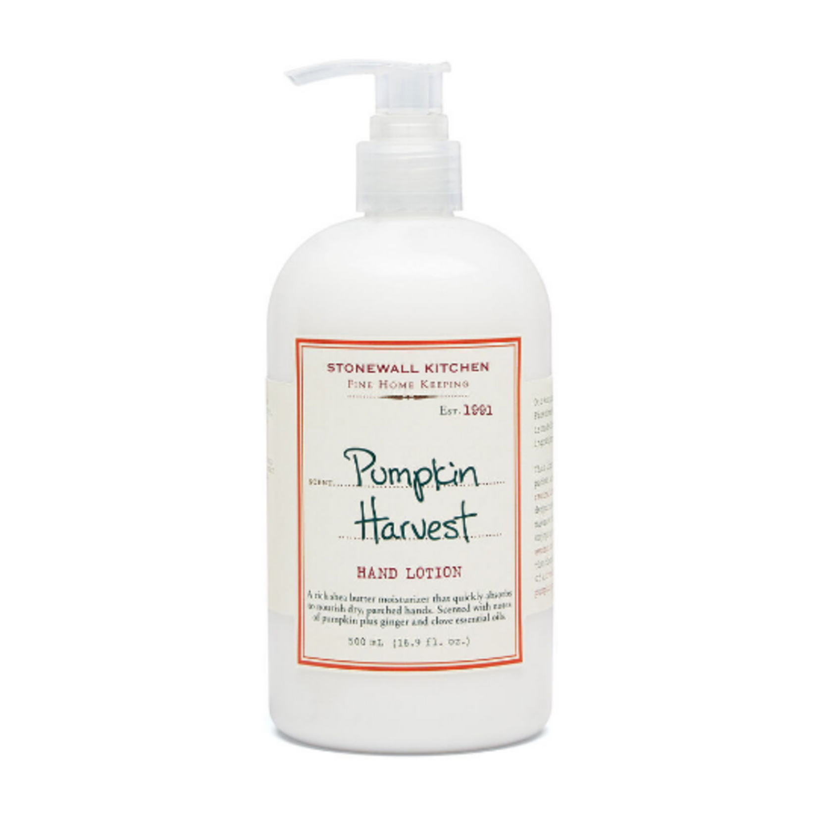 Stonewall Kitchen Pumpkin Harvest Hand Lotion | Stonewall Kitchen