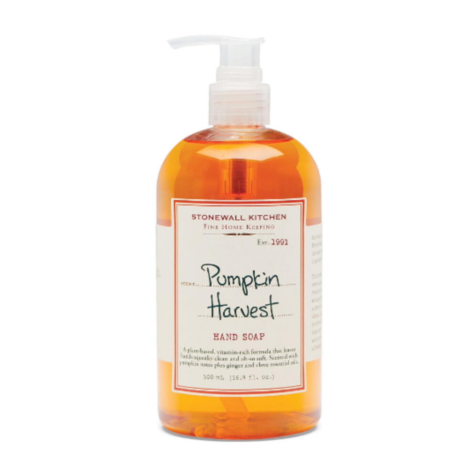Stonewall Kitchen Pumpkin Harvest Hand Soap | Stonewall Kitchen