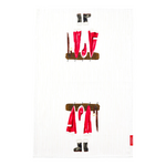 Stonewall Kitchen Winter Tea Towel, Santa's Home | Stonewall Kitchen