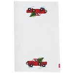 Stonewall Kitchen Winter Tea Towel, Holiday Truck | Stonewall Kitchen
