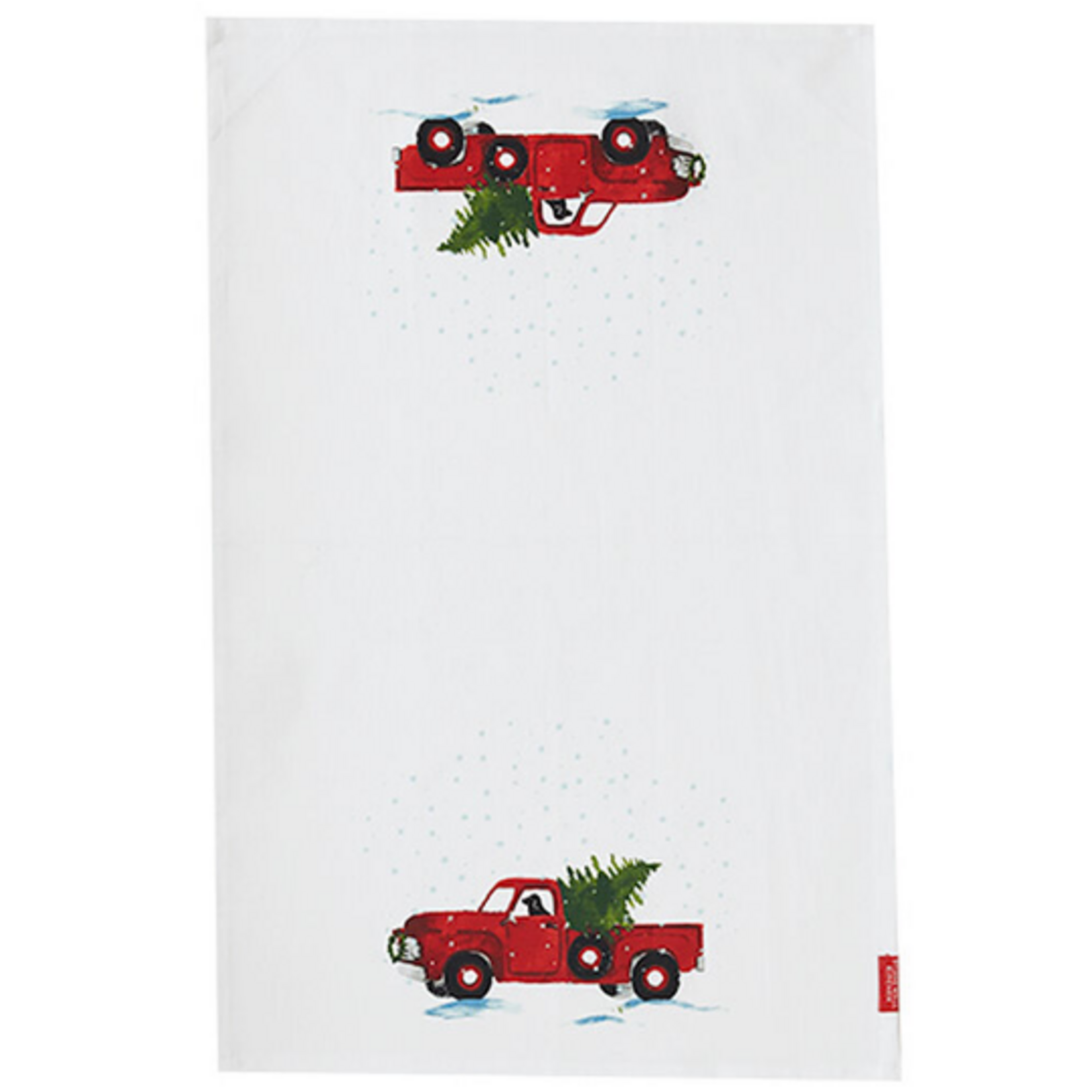 Stonewall Kitchen Winter Tea Towel, Holiday Truck | Stonewall Kitchen