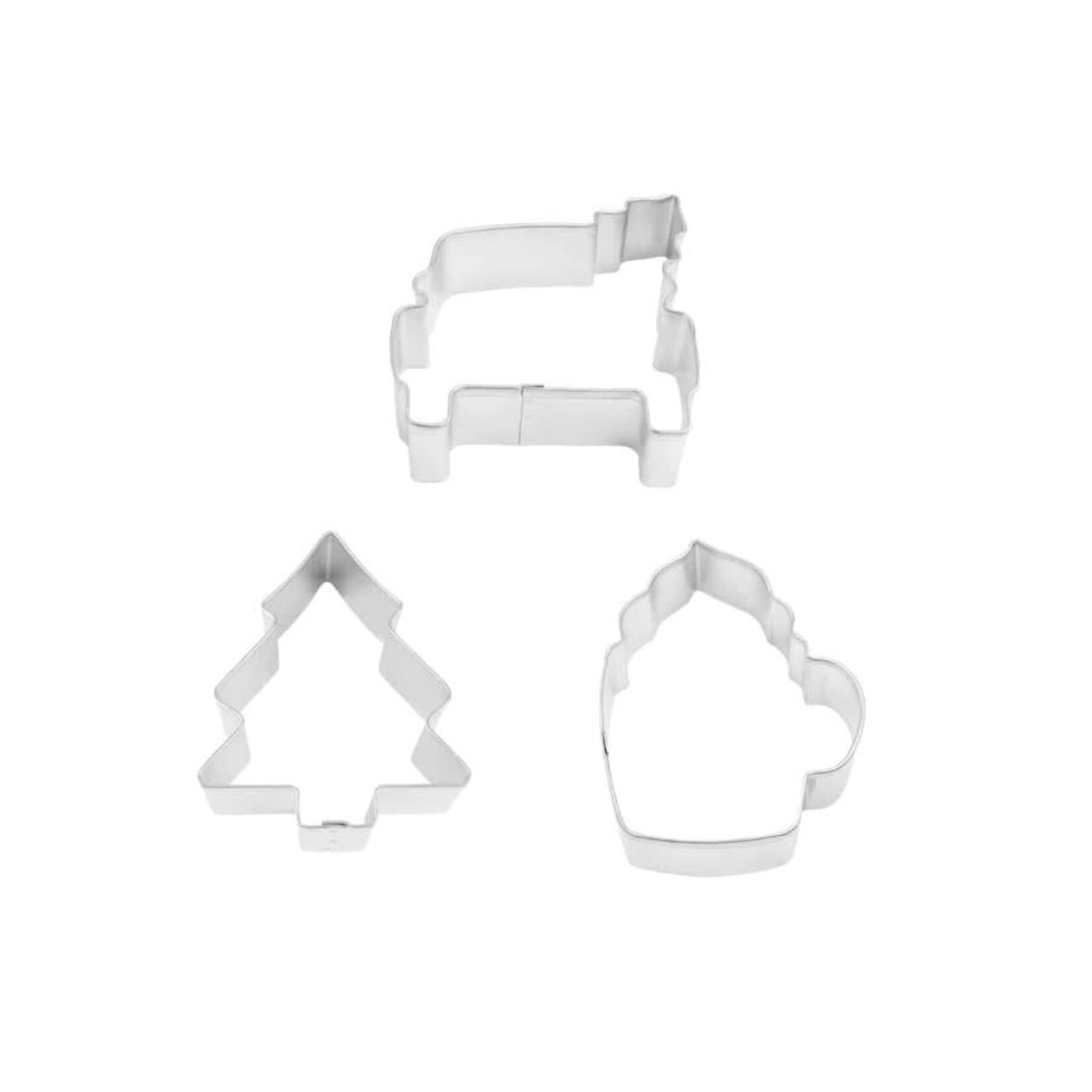 R&M International Xmas Tree Farm 3pc Cookie Cutter Set | R&M International