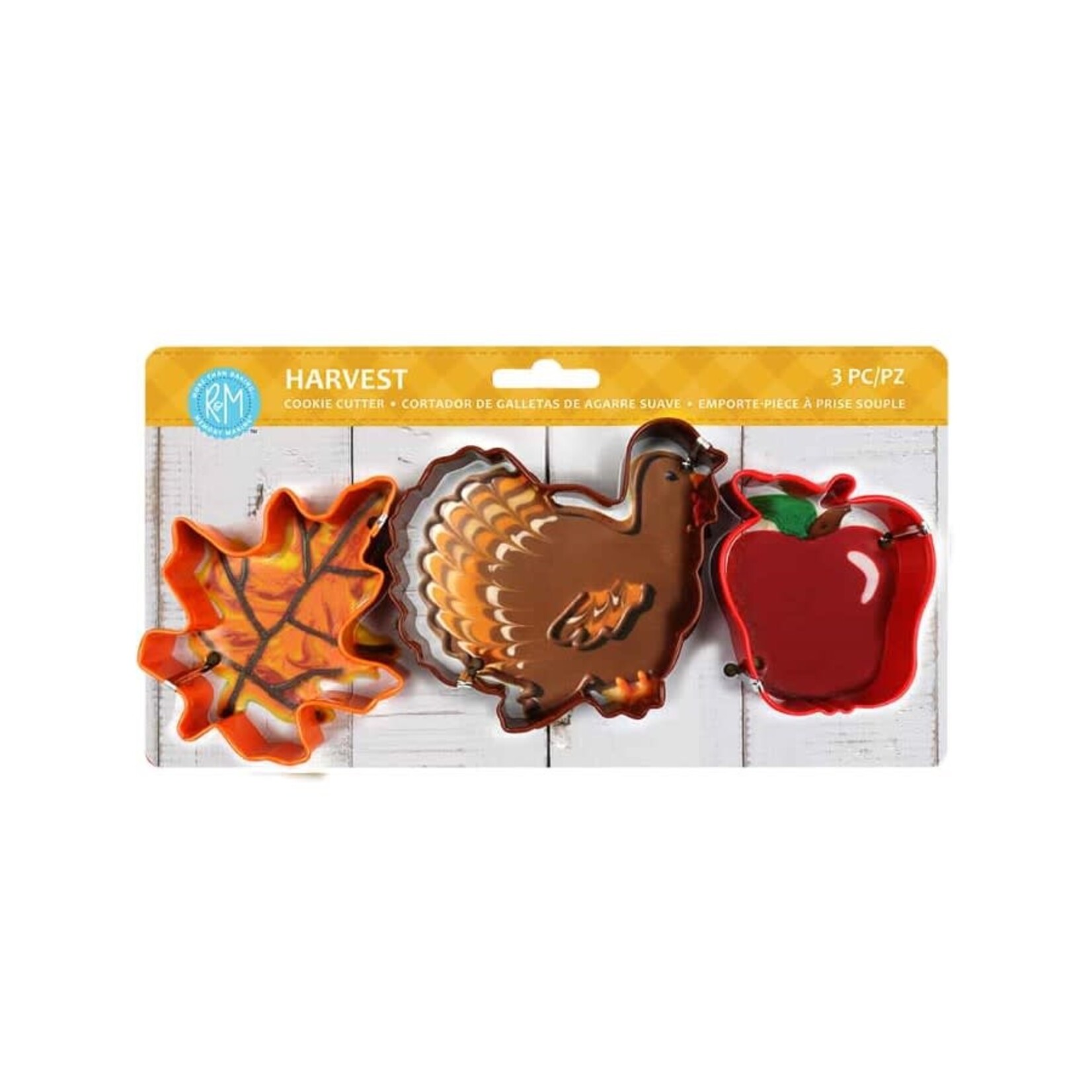 R&M International Harvest 3pc Cookie Cutter Set | R&M International