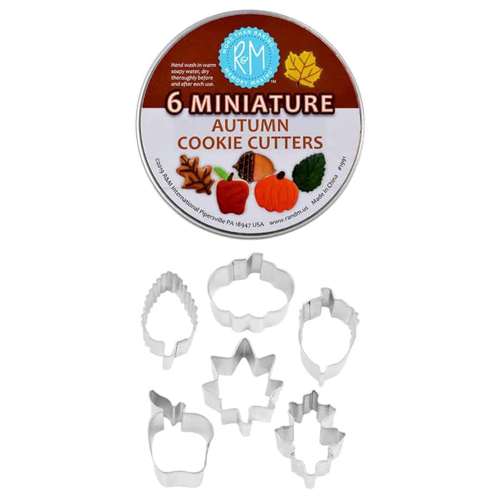 R&M International Mini Fall Leaves Cookie Cutter Set | R&M International