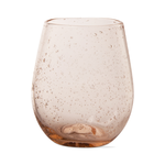 Tag Stemless Wine Bubble Glass, Blush