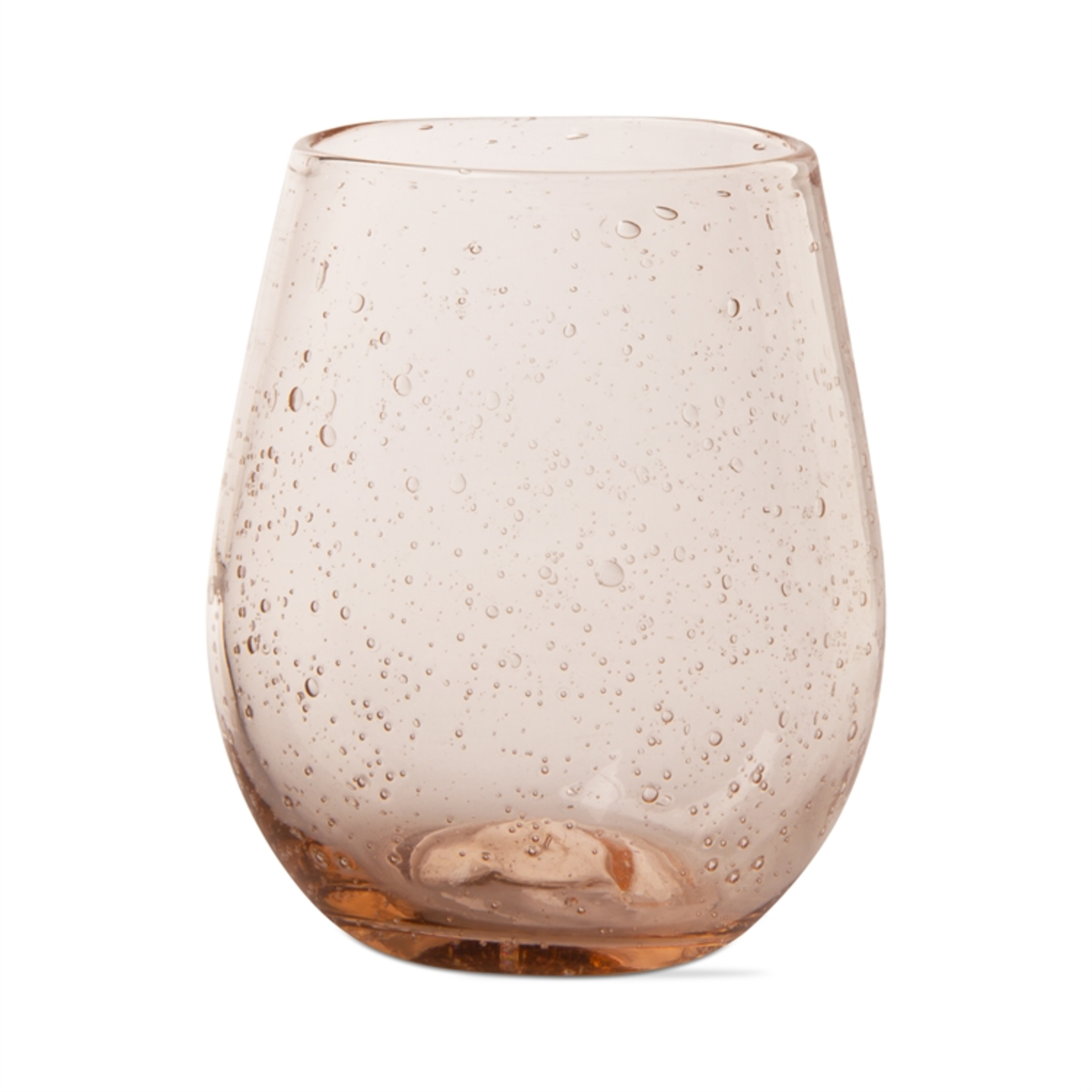 Tag Stemless Wine Bubble Glass, Blush | Tag