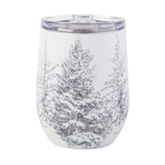 Tag Winter Sketch Tree, Stemless Wine Cup | Tag