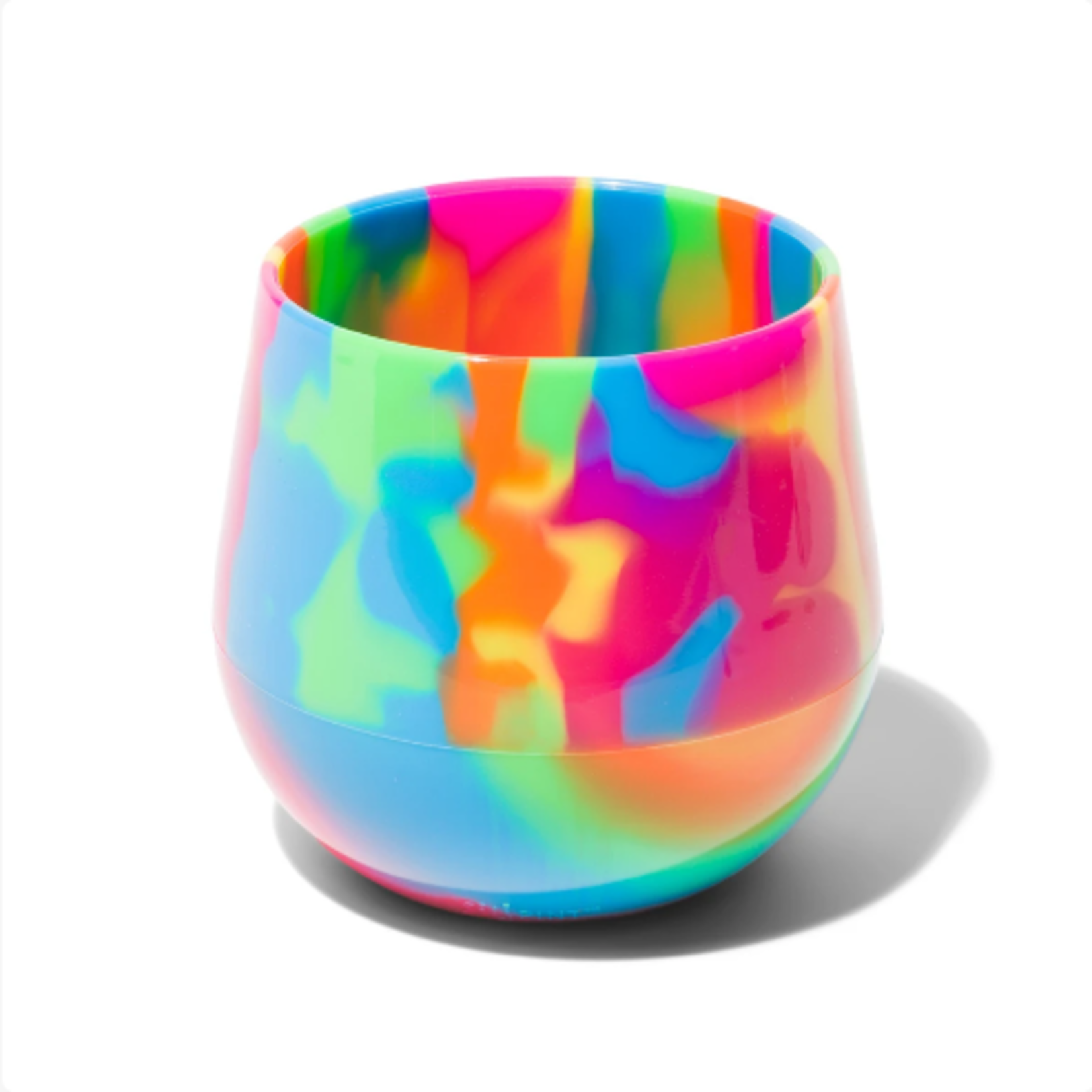 Wine Glass, Hippy Hops Tie-Dyed, 14 oz | Silipint