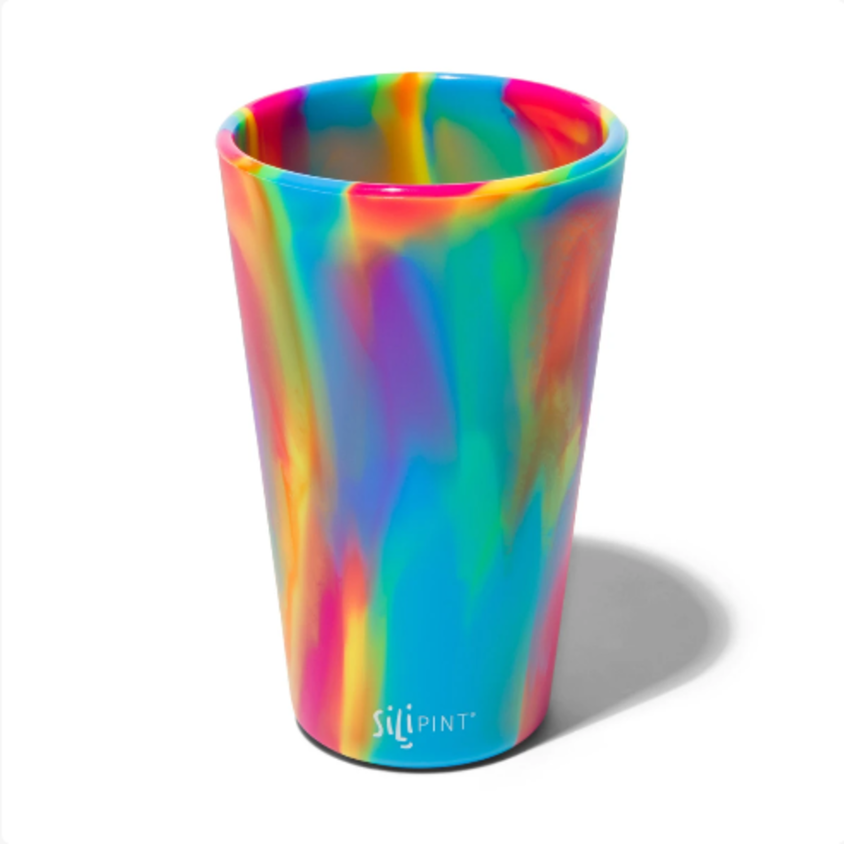 Silipint Glass, Hippy Hops Tie-Dyed, 16 oz