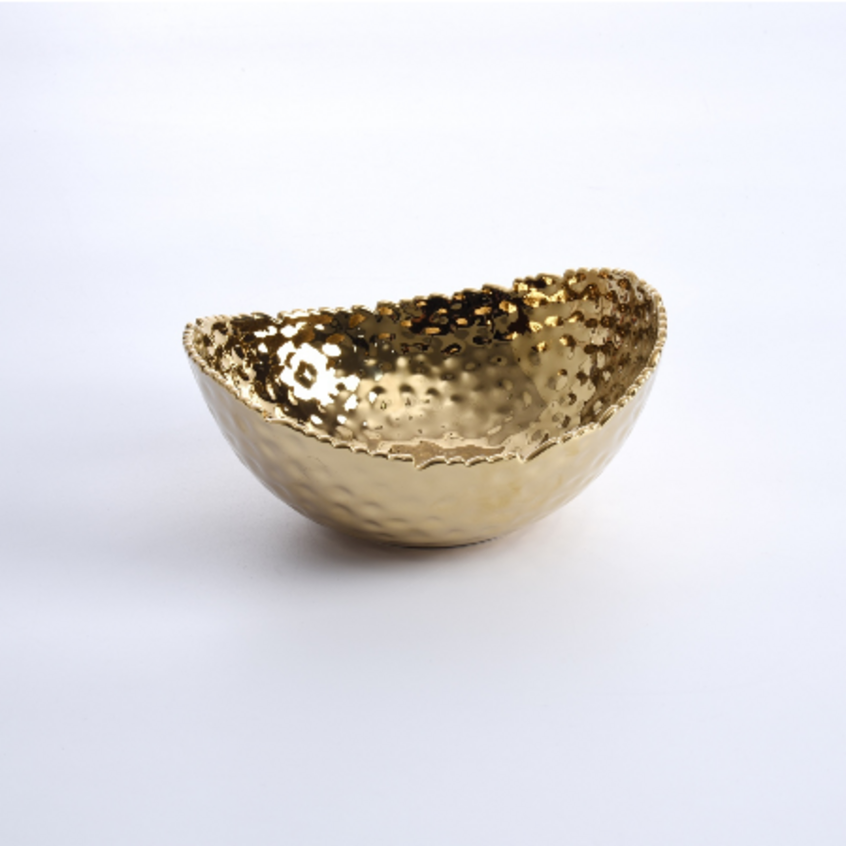 Small Oval Bowl, Gold | Pampa Bay