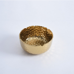 Medium Round Bowl, Gold | Pampa Bay