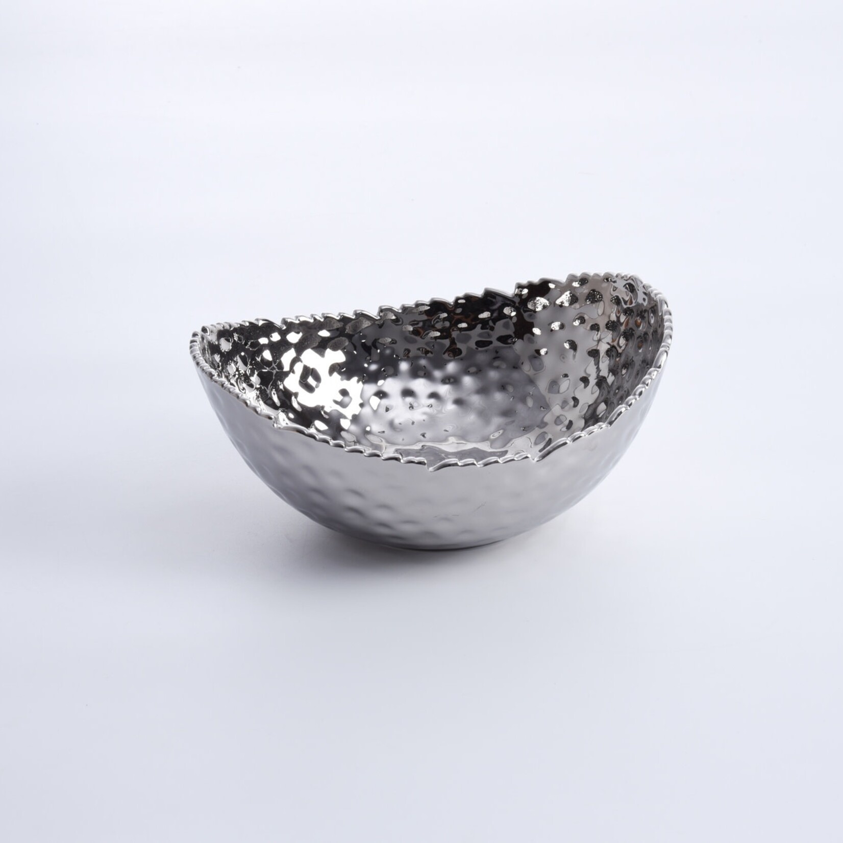 Medium Oval Bowl, Silver | Pampa Bay