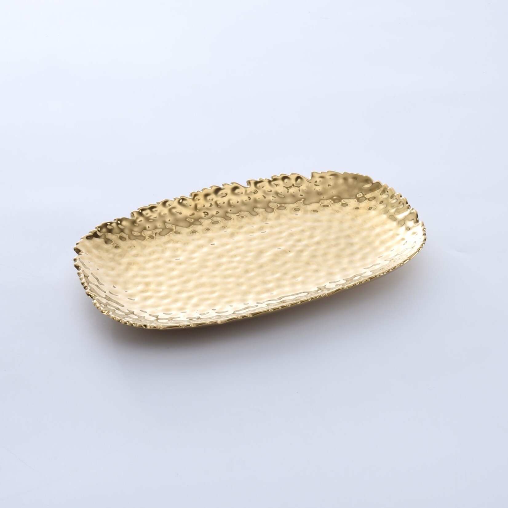 Small Serving Platter, Gold | Pampa Bay