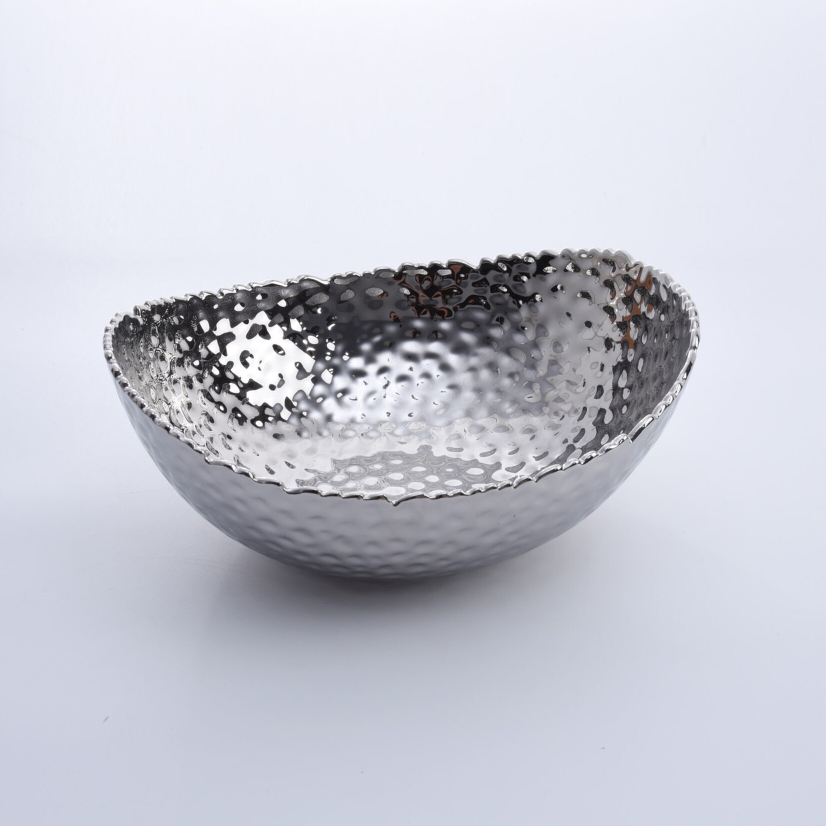 Large Oval Bowl, Silver | Pampa Bay