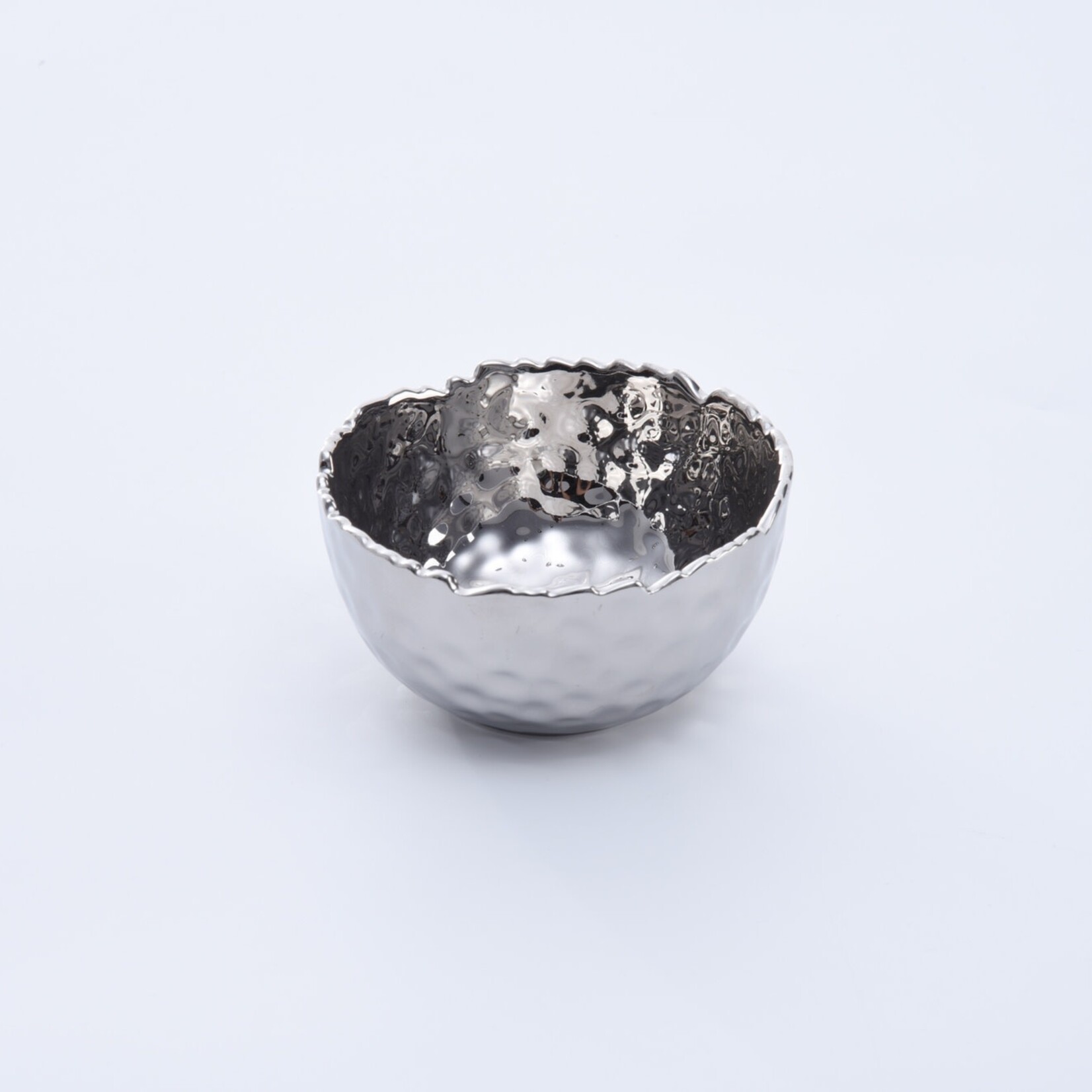 Snack Bowl, Silver | Pampa Bay