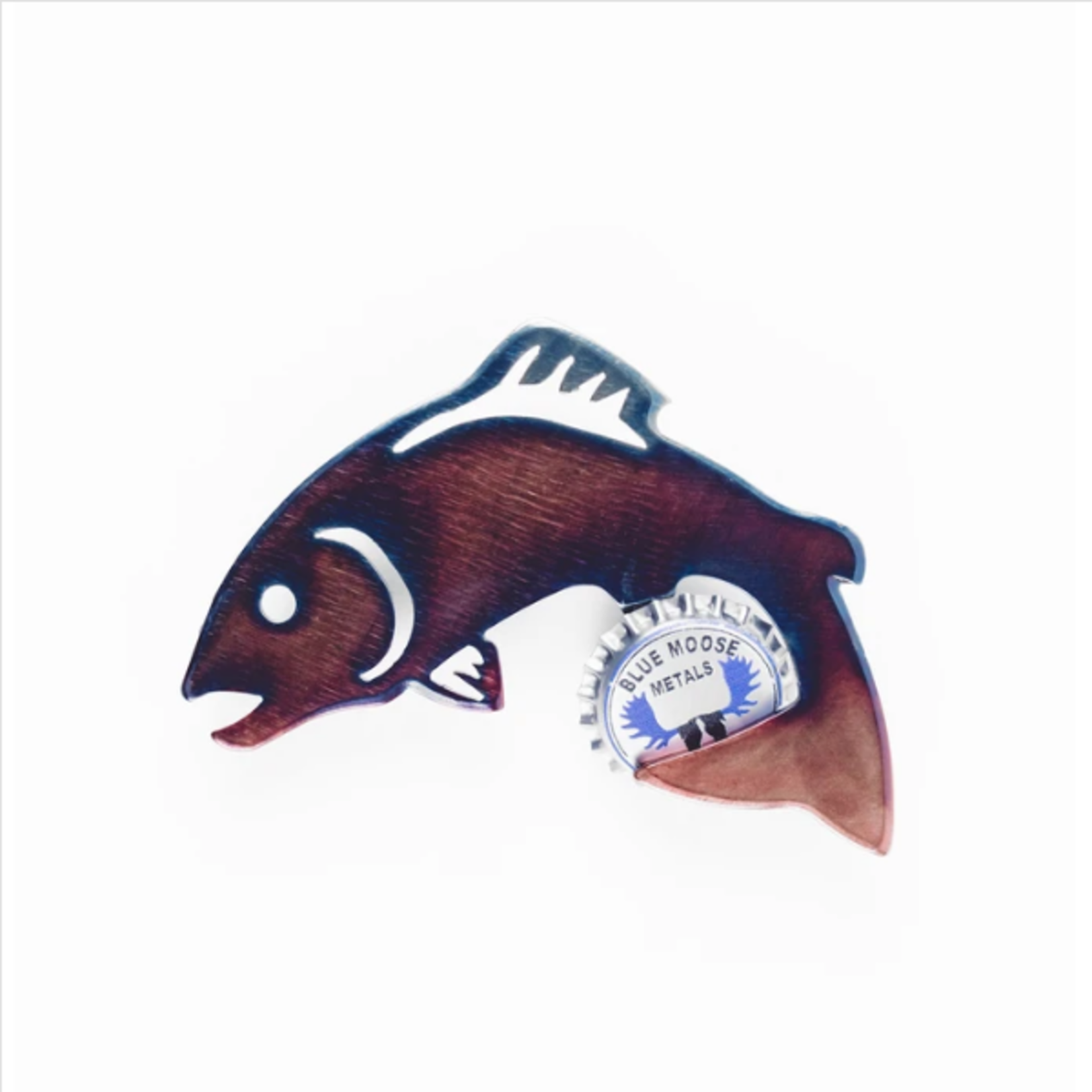Blue Moose Metals Artisan Bottle Opener - Fish