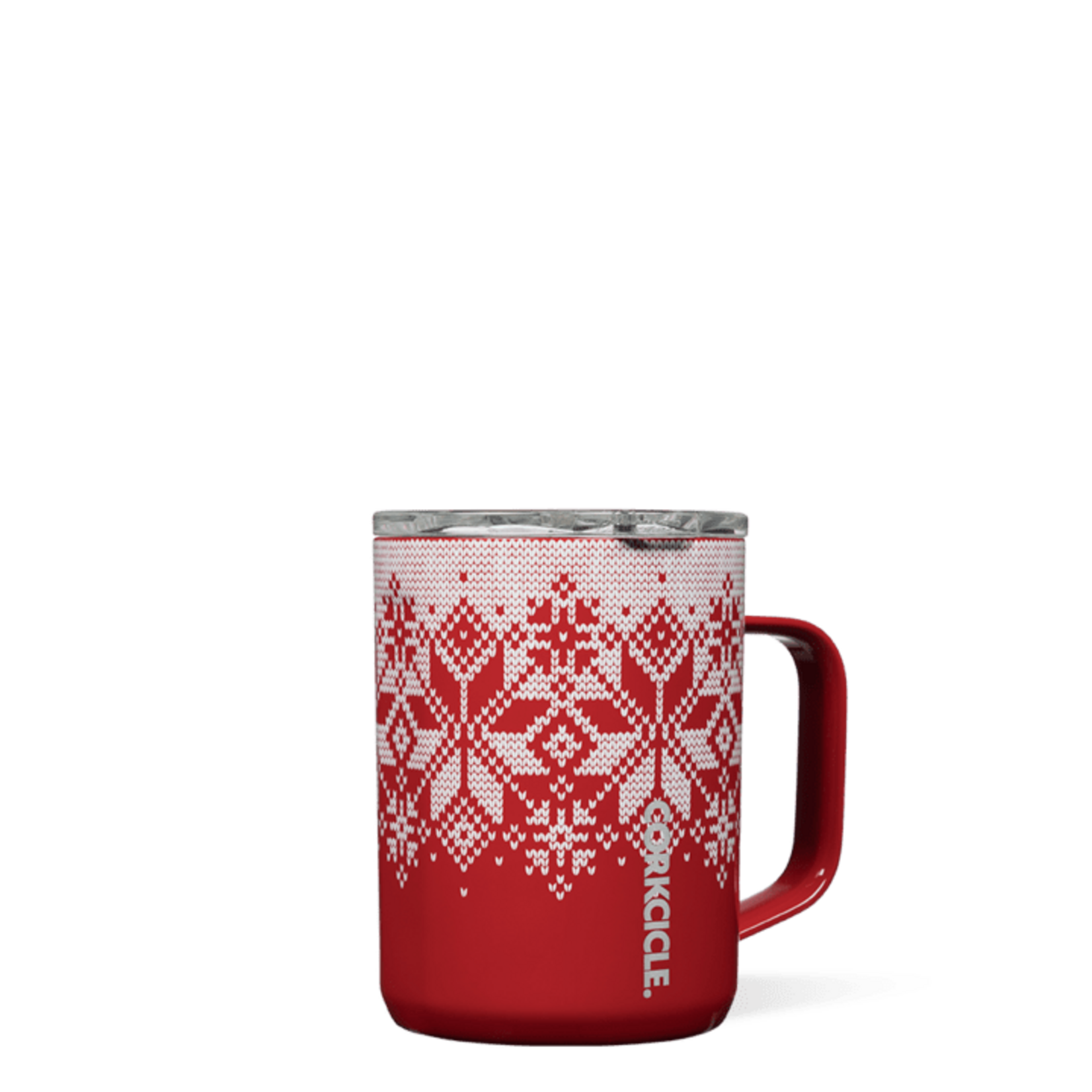 Corkcicle Corkcicle Mug 16oz, Fairisle Red