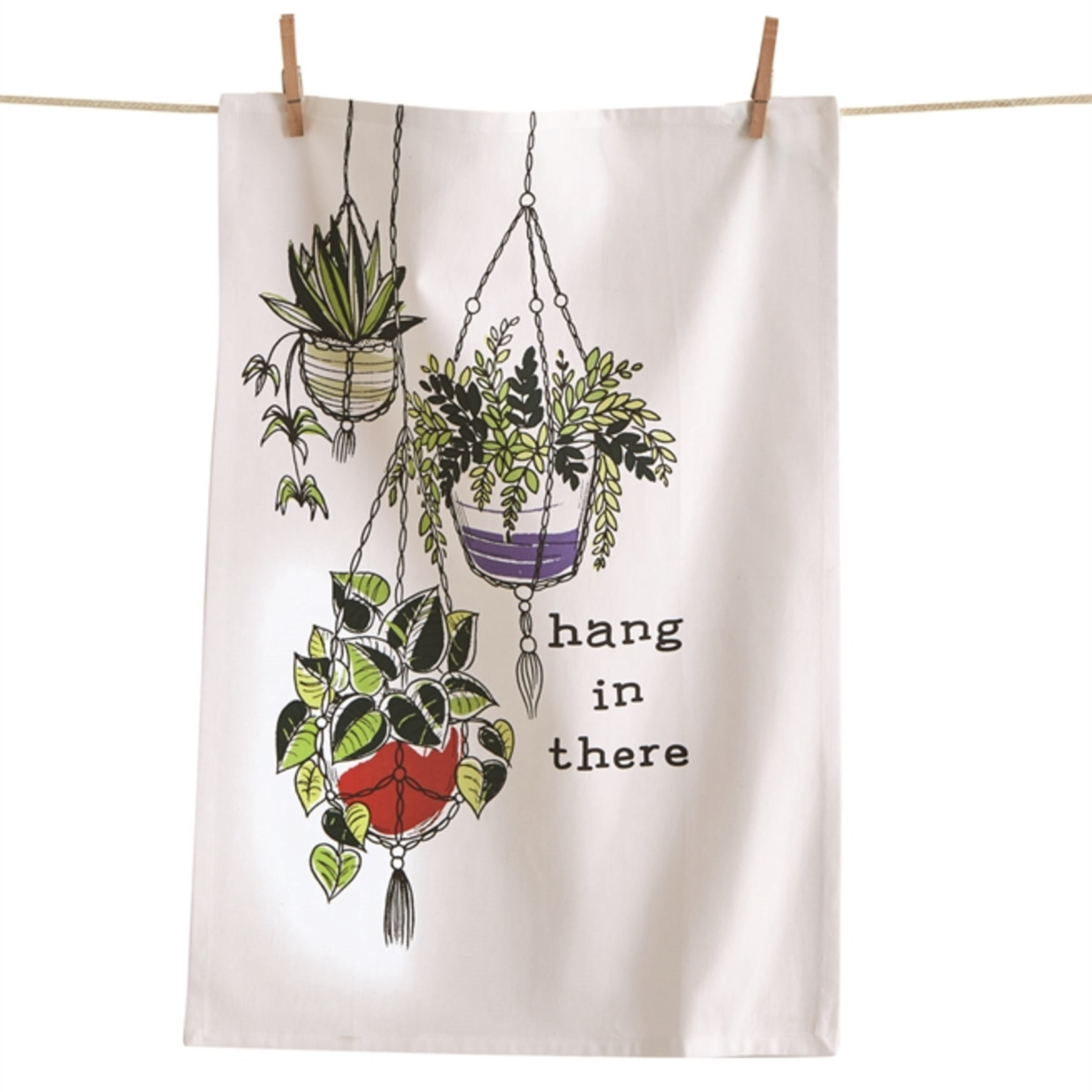 Tag Dishtowel - Hang In There | Tag