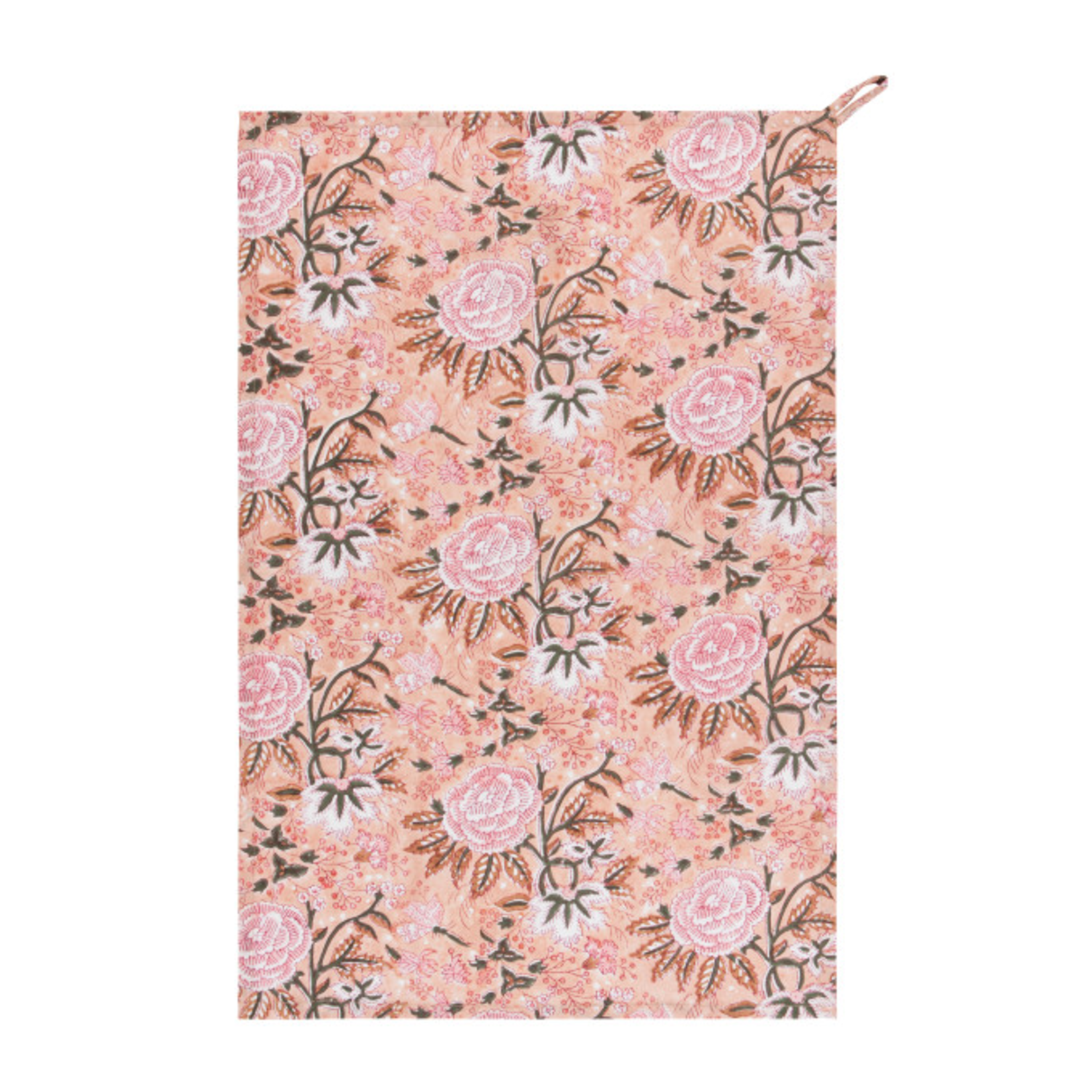 Now Designs Dishtowel - Blossom Block Print