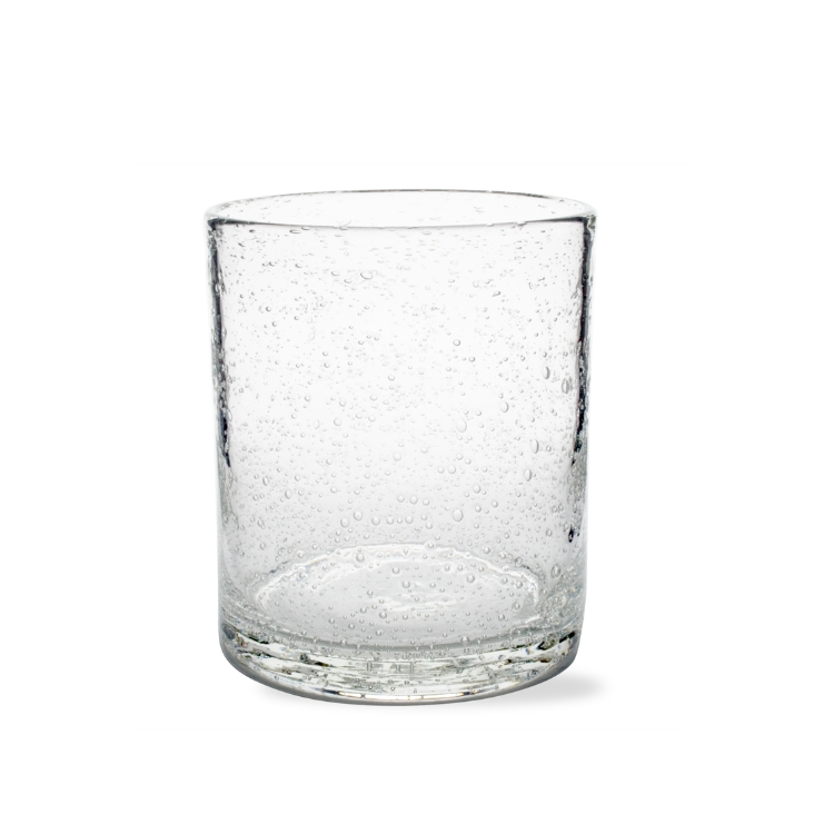 Clear Bubble Double Old Fashioned Glass Sold by at Home