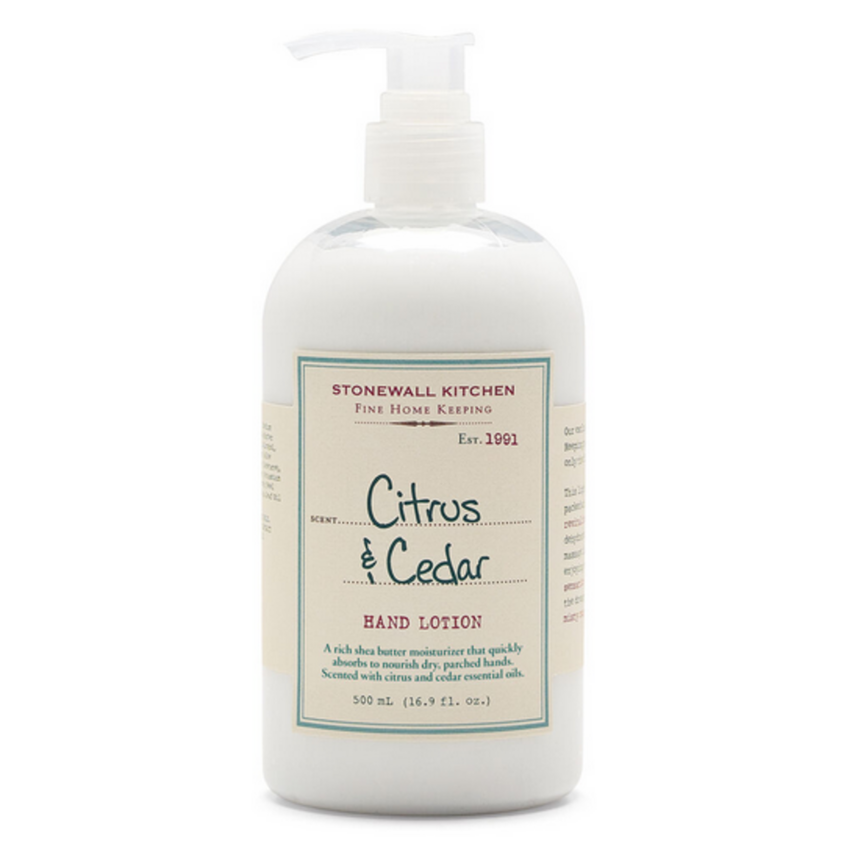 Stonewall Kitchen Citrus & Cedar Hand Lotion | Stonewall Kitchen