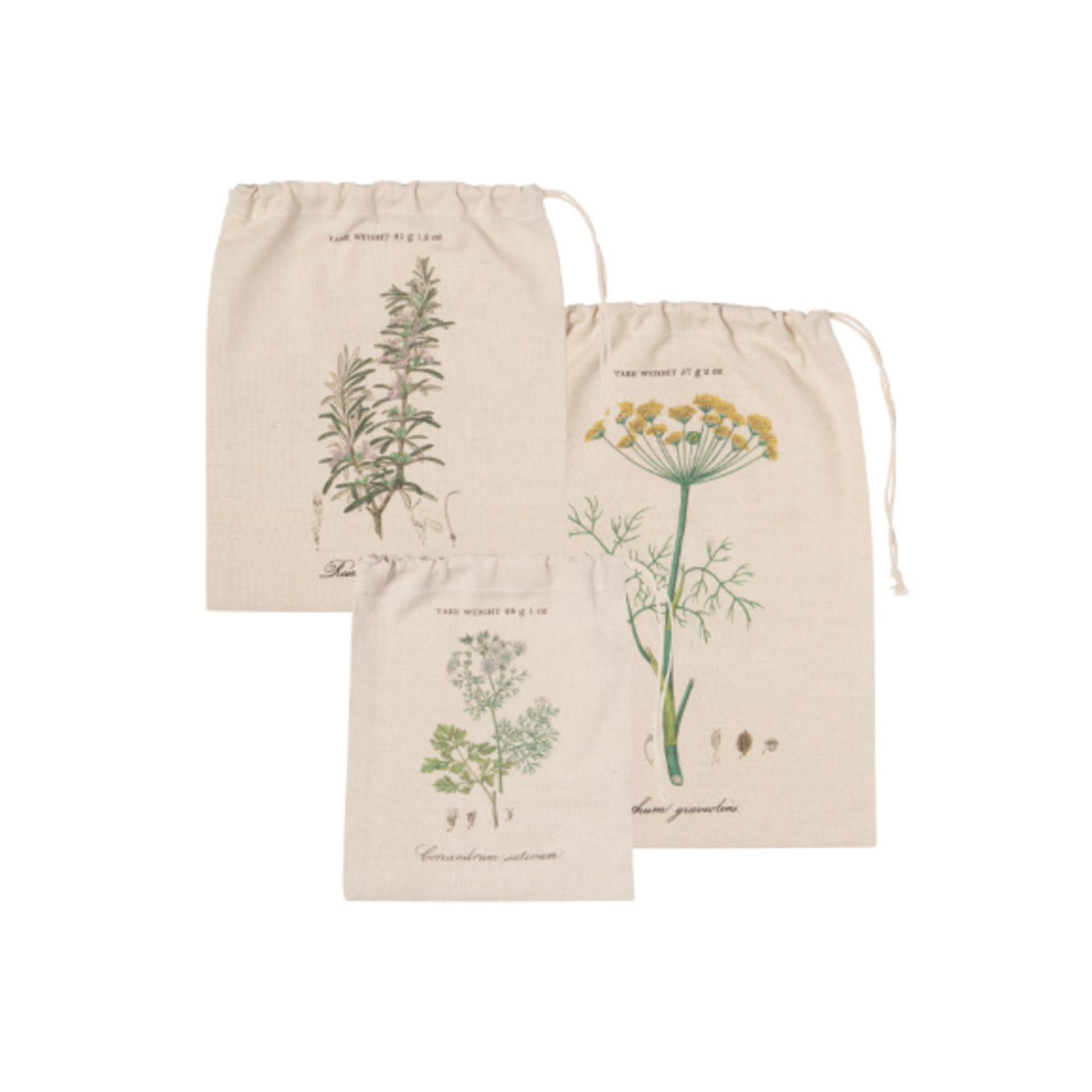 Danica Brands Produce Bag, set/3, Garden Herbs | Danica Brands
