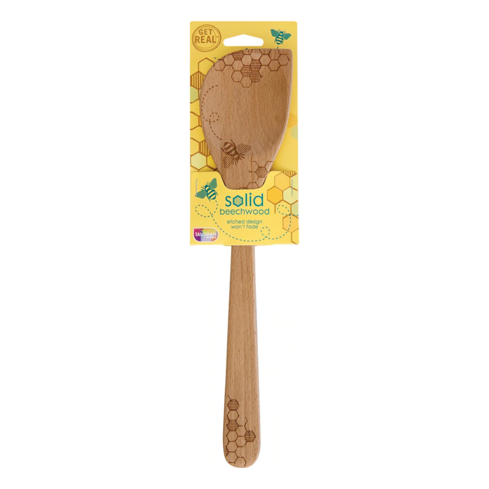 Talisman Design Beechwood Corner Spoon, Bee | Talisman Design