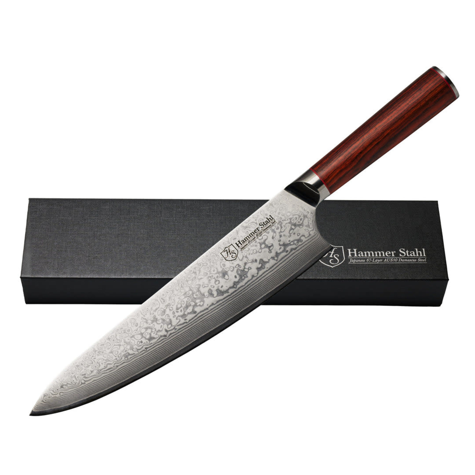 Hammer Stahl 9" Chef Knife, Damascus | Hammer Stahl