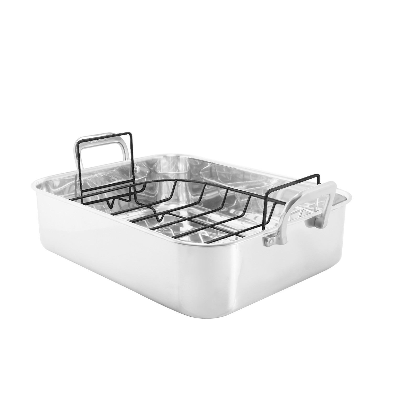 Chantal STAINLESS ROASTER W/COATD RACK - STAINLESS