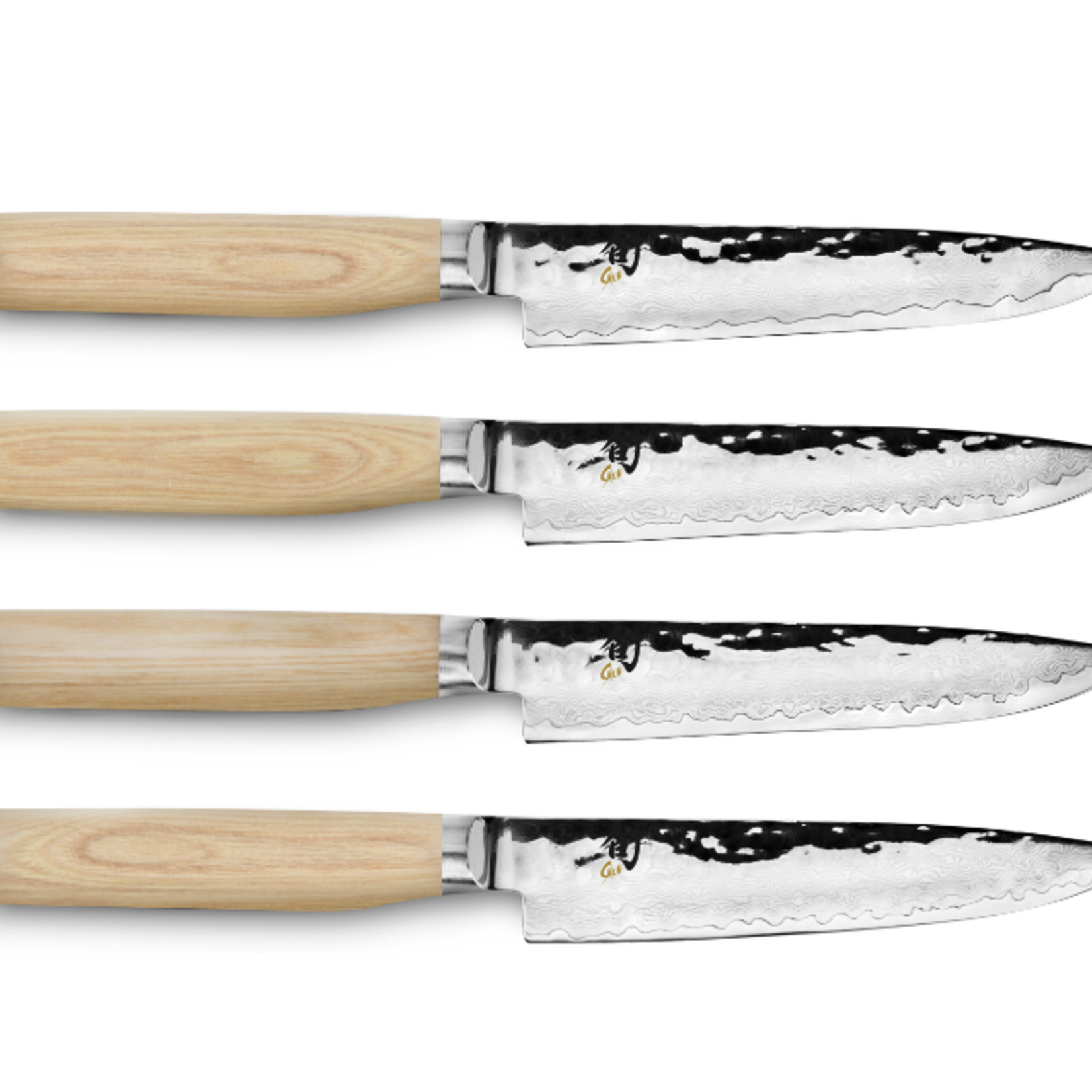 Shun Premier Blonde 4 Piece Steak Knife Set | Shun
