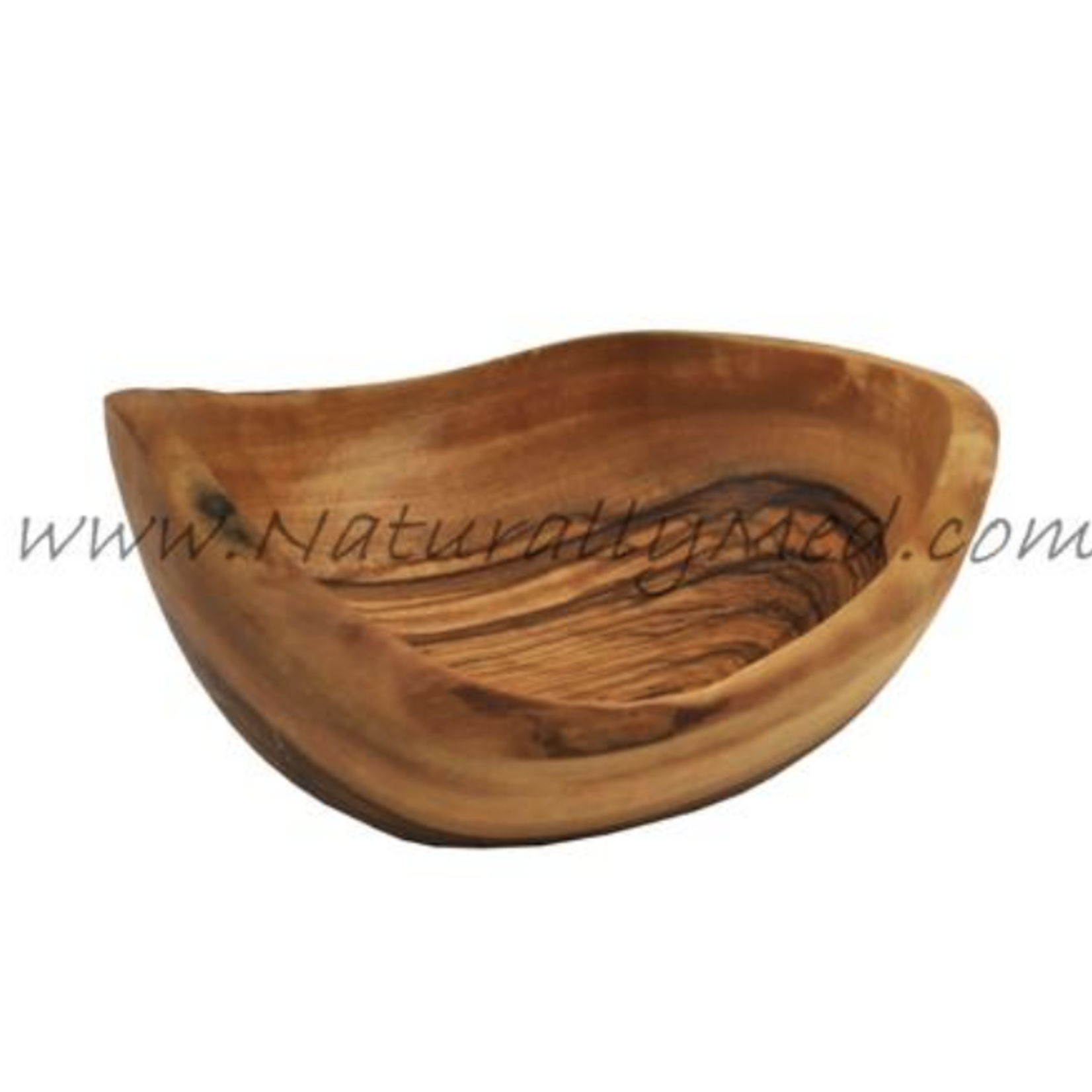 Naturally Med Olive Wood Natural Bowls - Set of Three