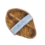 Naturally Med Olive Wood Olive Dish and Olive Stabber Gift Set