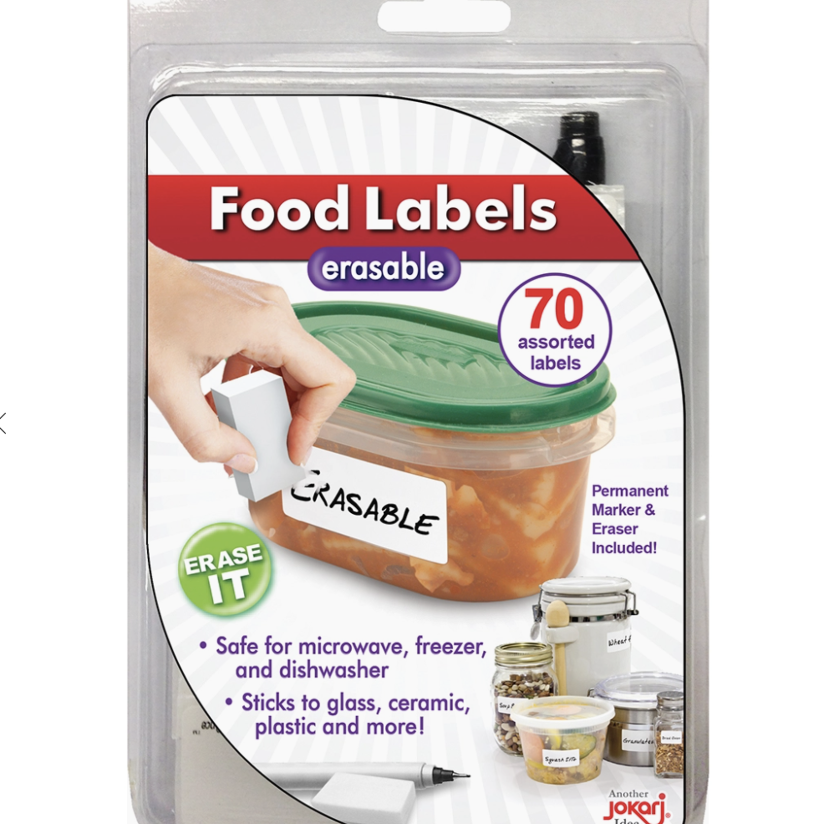 Jokari Erasable Food Labels | Jokari