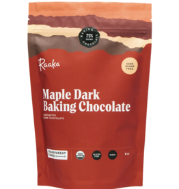 Raaka Chocolate 75% Maple Dark Baking Chocolate
