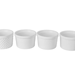 BIA Cordon Bleu Textured Ramekin, 12oz, white | BIA Cordon Bleu