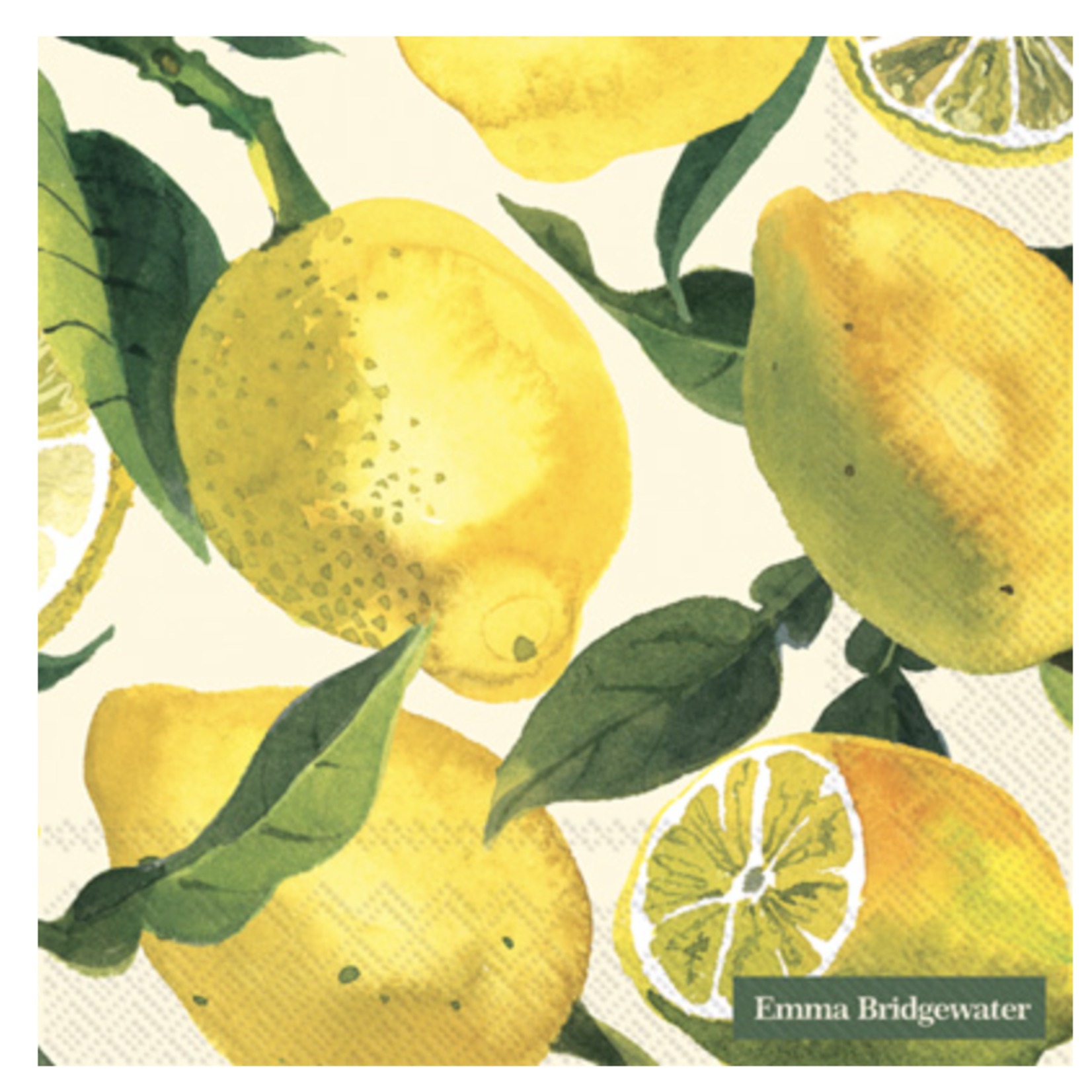 Boston International Luncheon Napkin, Lemons | Boston International