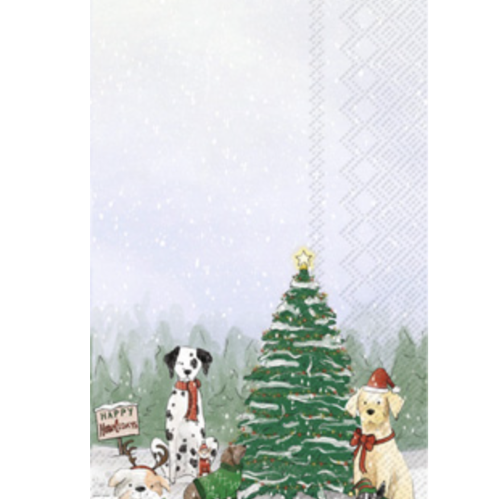 Boston International Guest Towel - Holiday Pups | Boston International