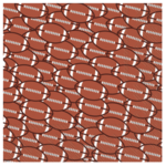 Boston International Cocktail Napkin, Football Red and Brown | Boston International