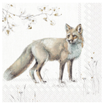Boston International Cocktail Napkin, Woodland Fox Nature | Boston International
