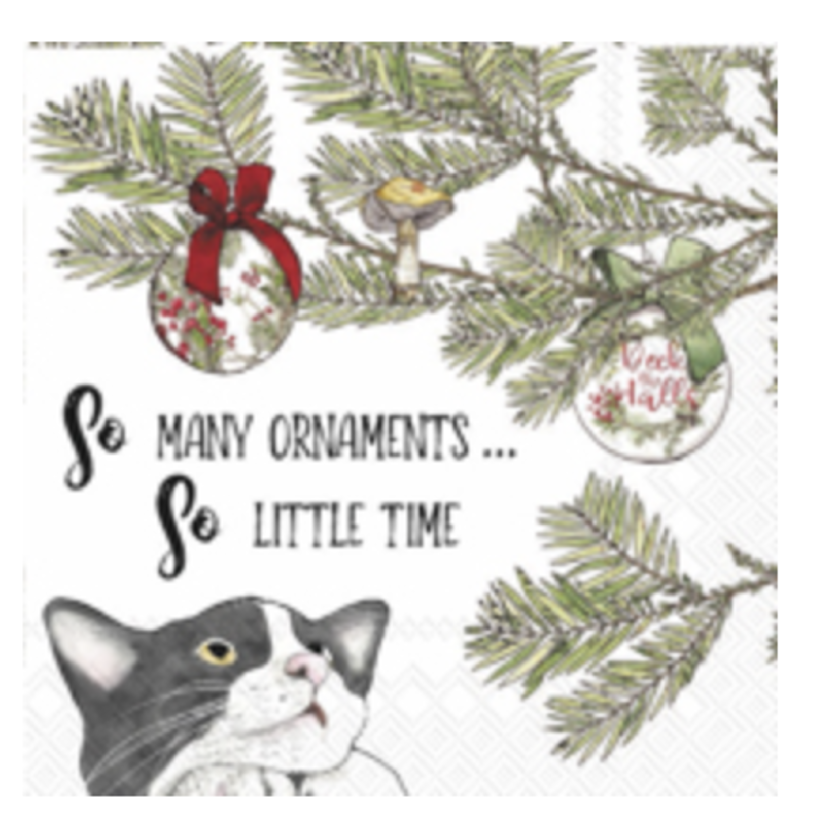 Boston International Cocktail Napkin, So Many Ornaments | Boston International